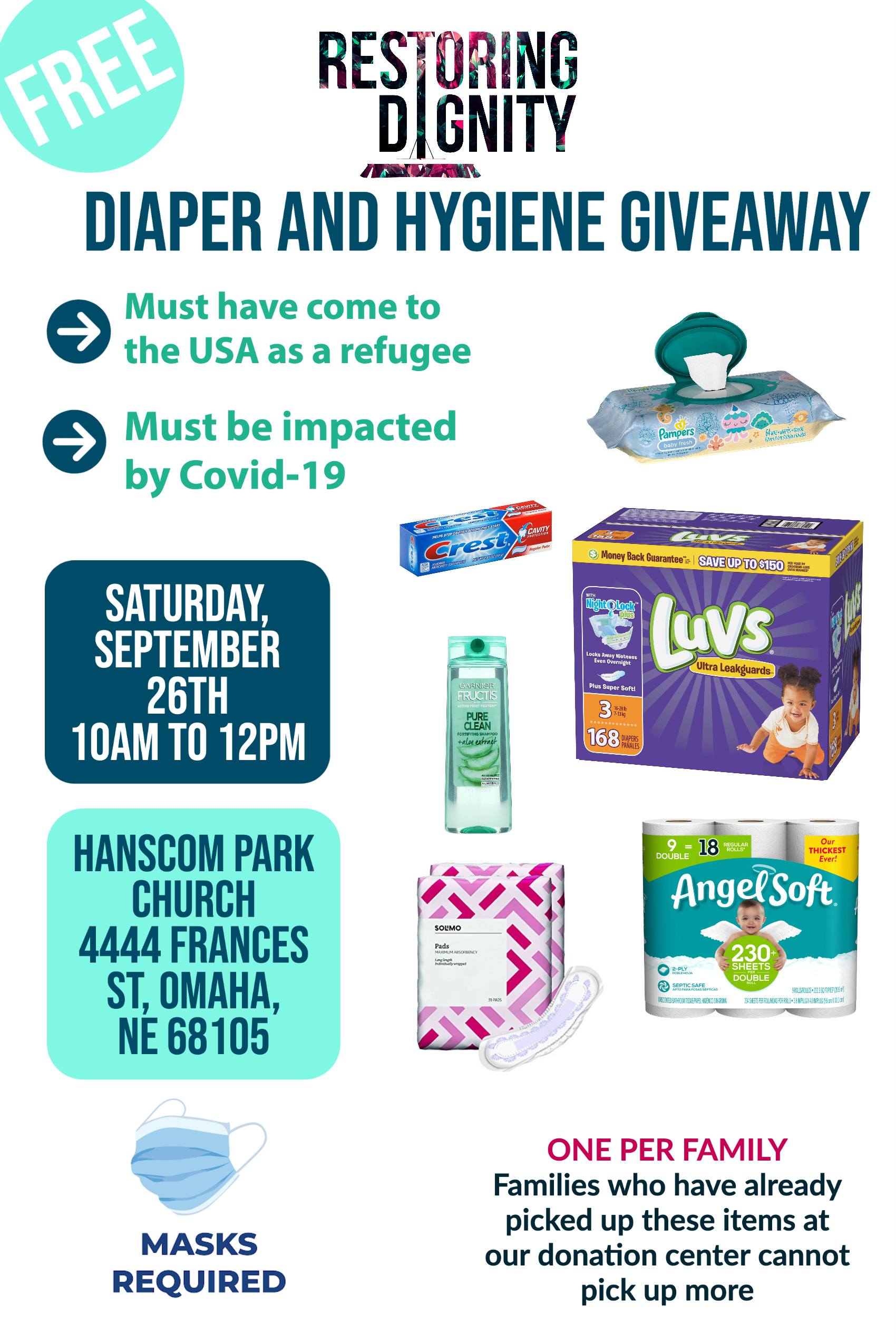 Diaper and Hygiene GiveAway 2020